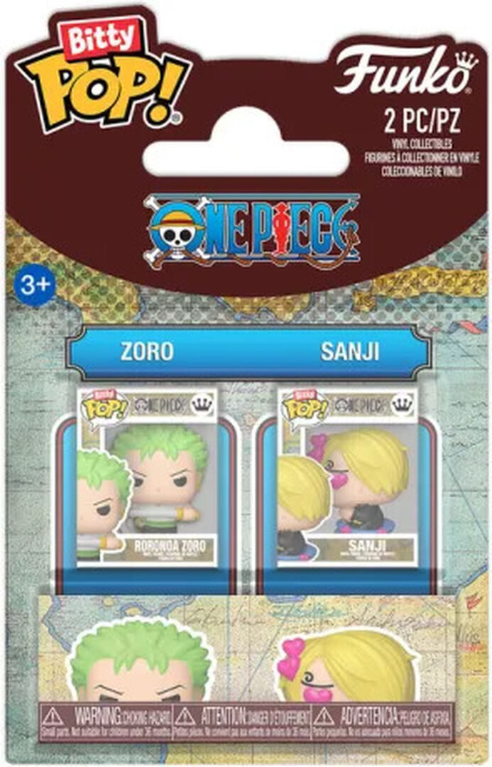 Figurine Funko Bitty Pop! 2pk | One Piece | Zoro Et Sanji