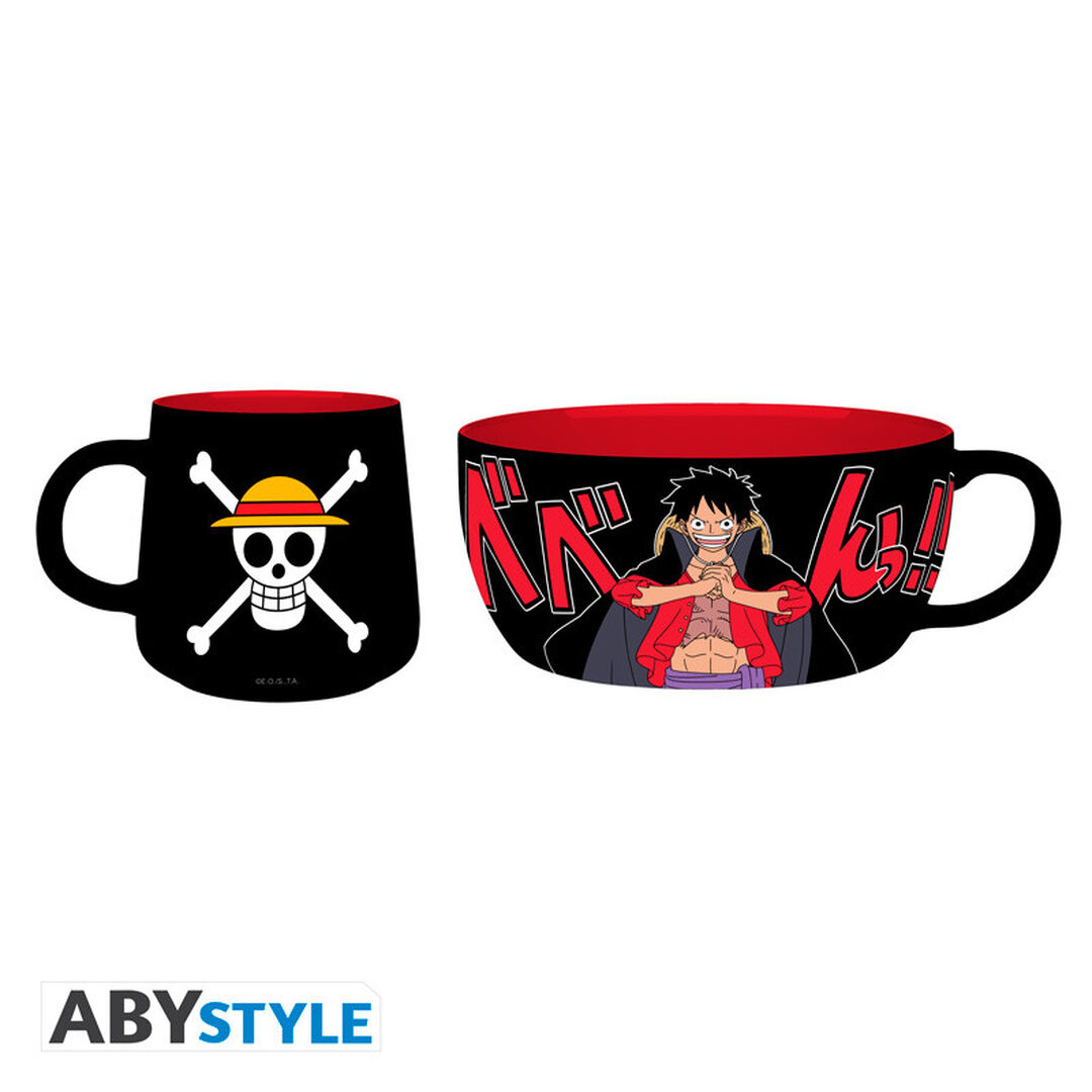 Set Petit Dejeuner | One Piece | Mug + Bol