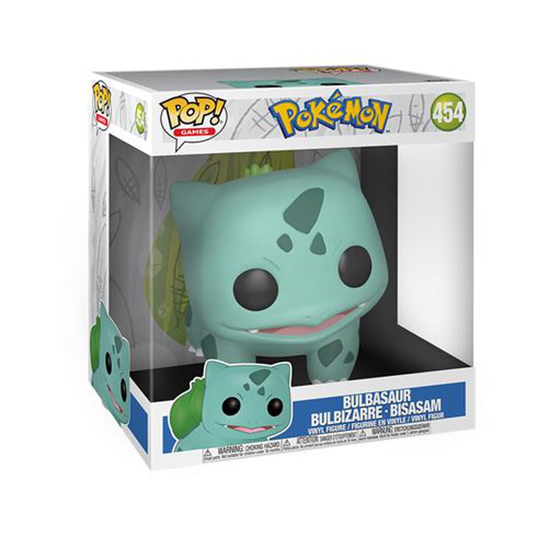 Figurine Funko Pop! Jumbo N&deg;454 | Pokemon | Bulbizarre