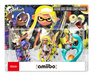 Figurine Amiibo Splatoon Octaling + Inkling + Salmioche