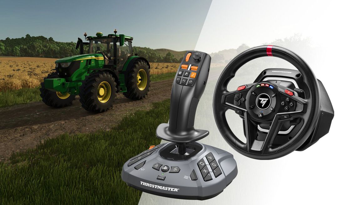 Volant + Pedales Thrustmaster T128-p Simtask Farming
