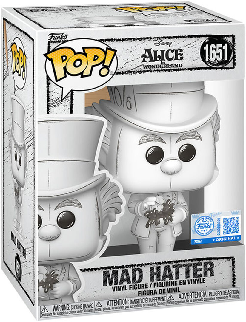 Figurine Funko Pop! | Disney | Sketched | Chapelier Fou