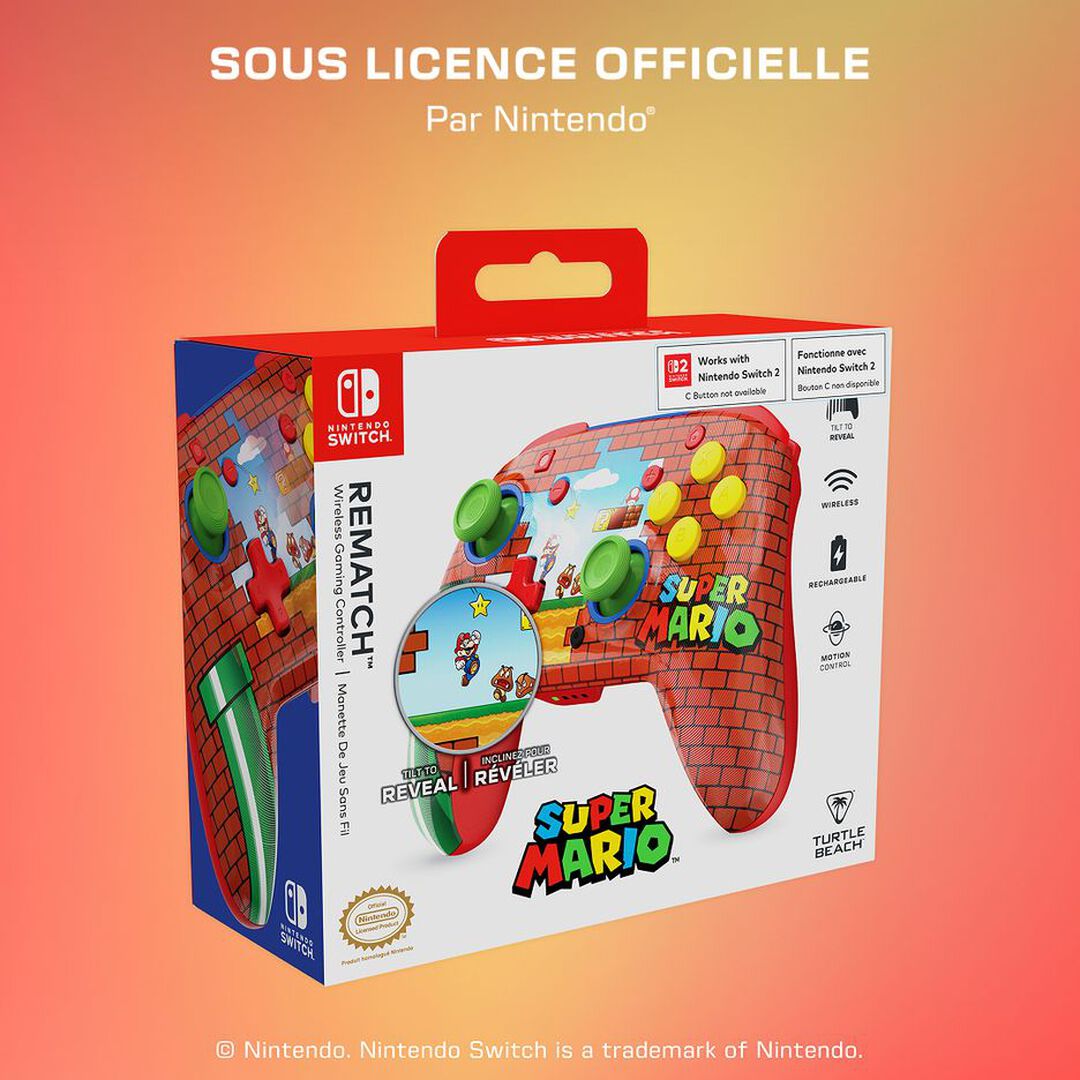 Manette Sans Fil | Turtle Beach | Mario Bricks Reveal