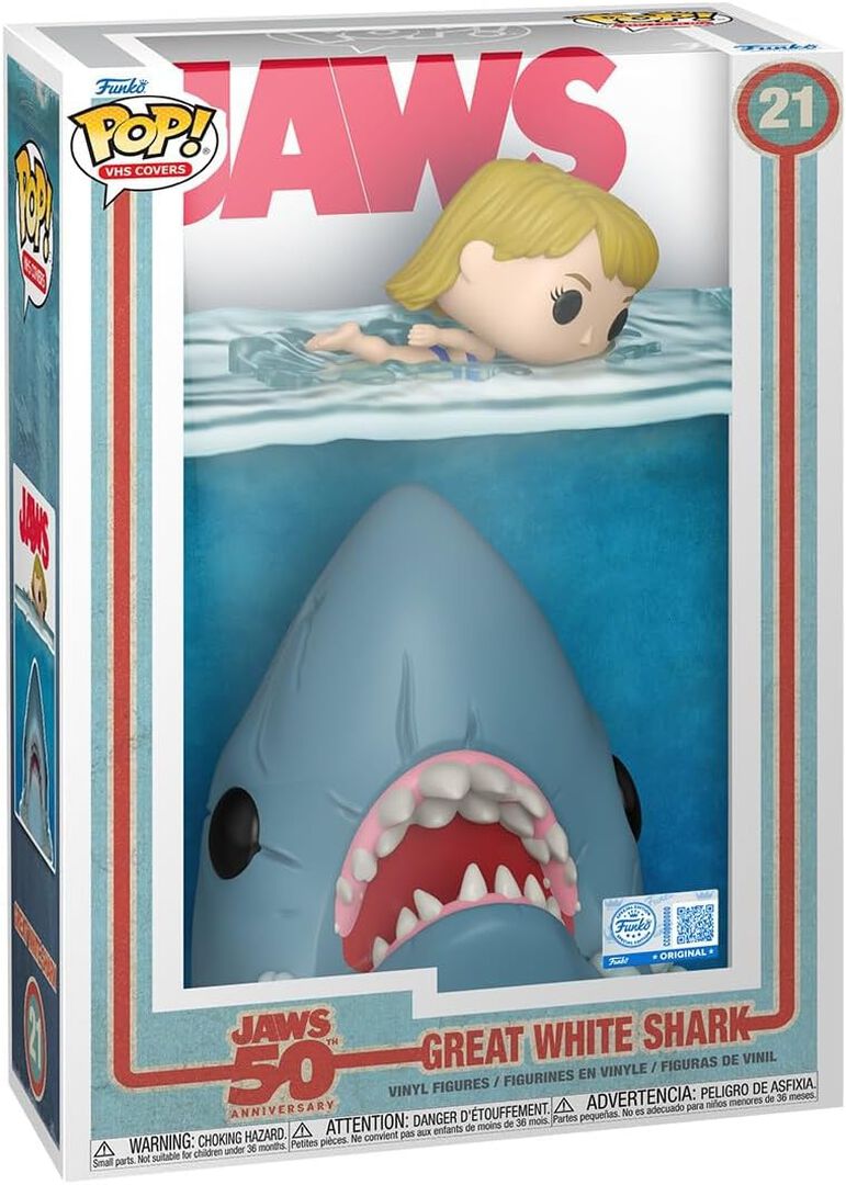 Figurine Funko Pop! Comic Cover | Les Dents De La Mer | Requin
