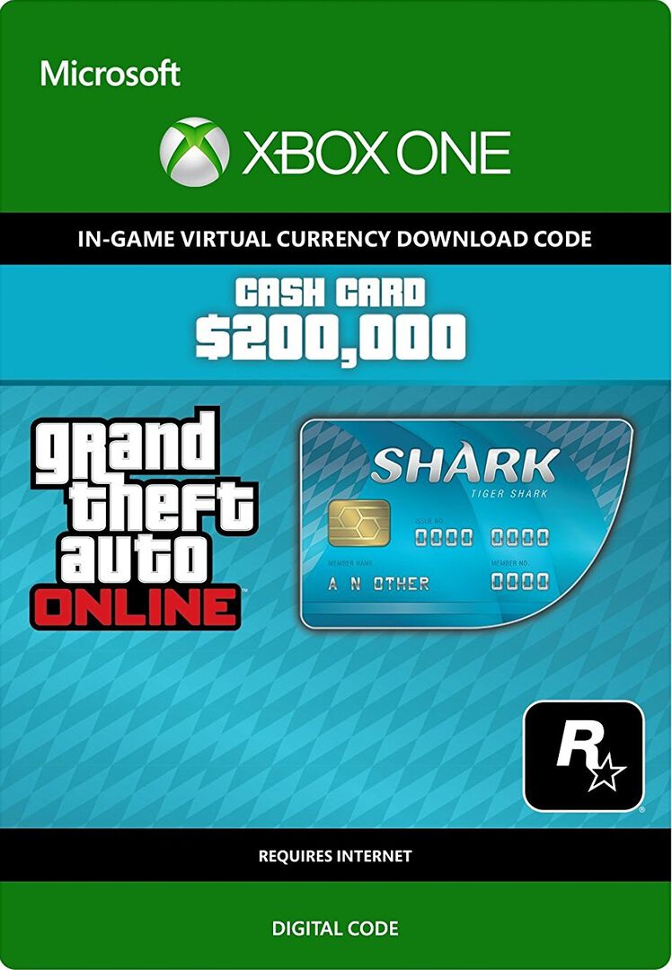 Dlc GTA V Tiger Shark | 200 000 GTA Dollars Xbox One