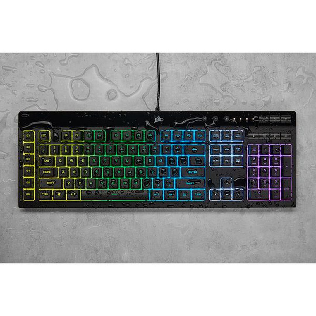 Clavier | Corsair | K55 Pro-blk-rbrdme-znd Rgb