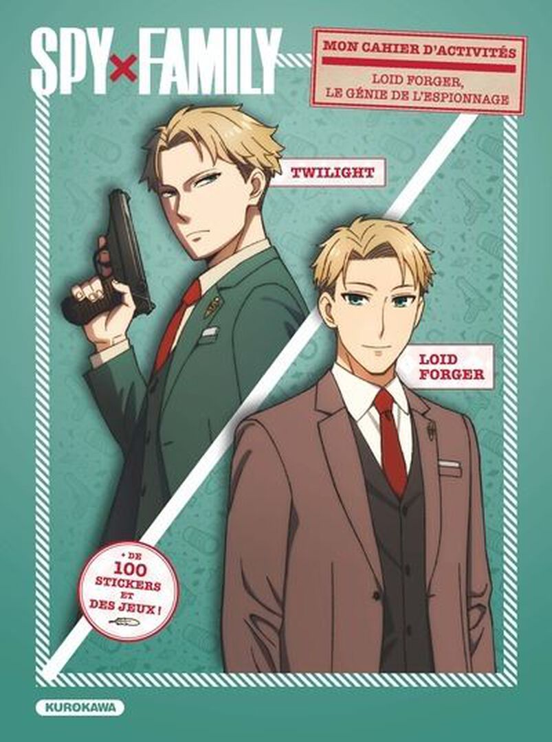 Livre | Spy X Family | Cahier D'activit&eacute;s Loid
