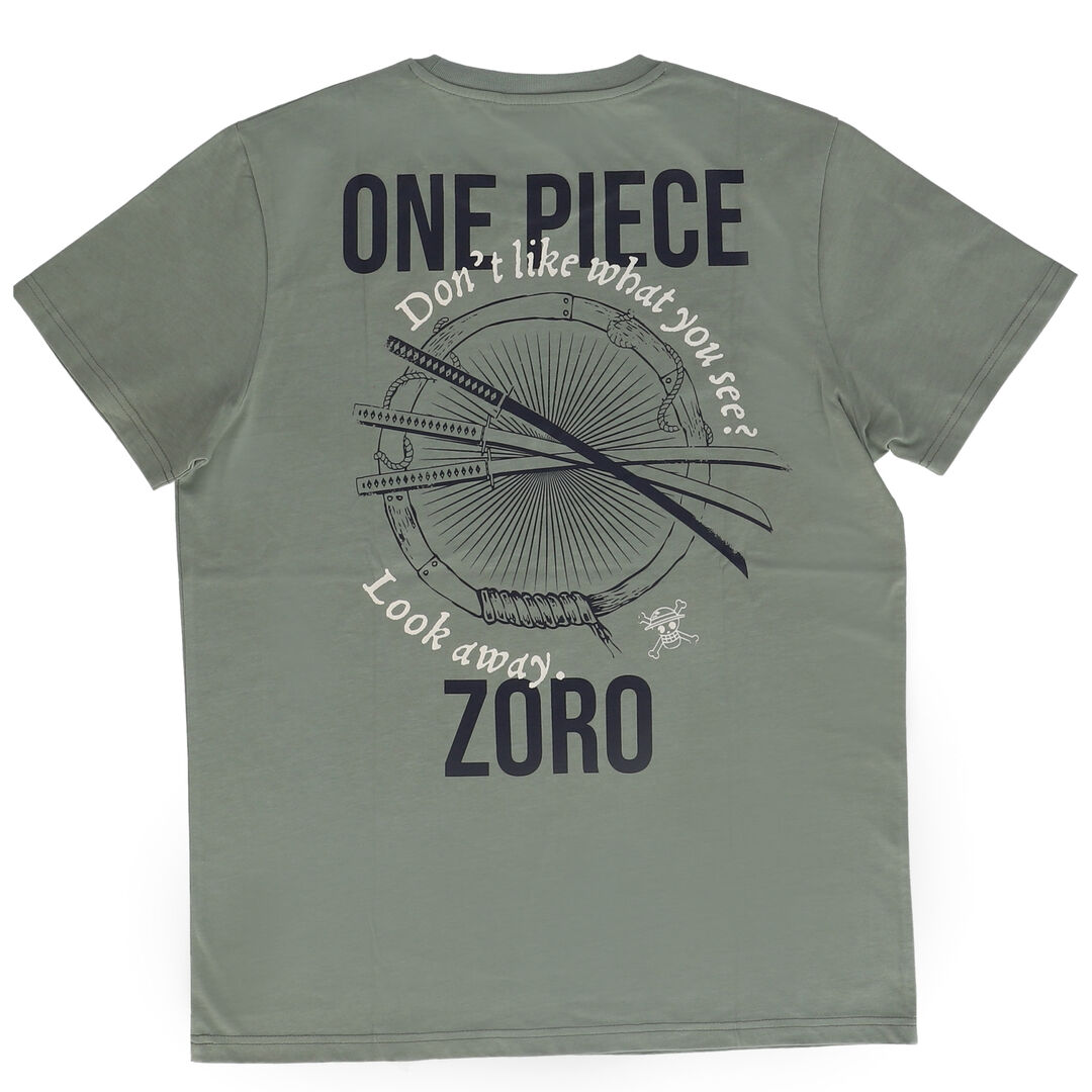 Tshirt | One Piece | Zoro Vert De Gris | Taille S