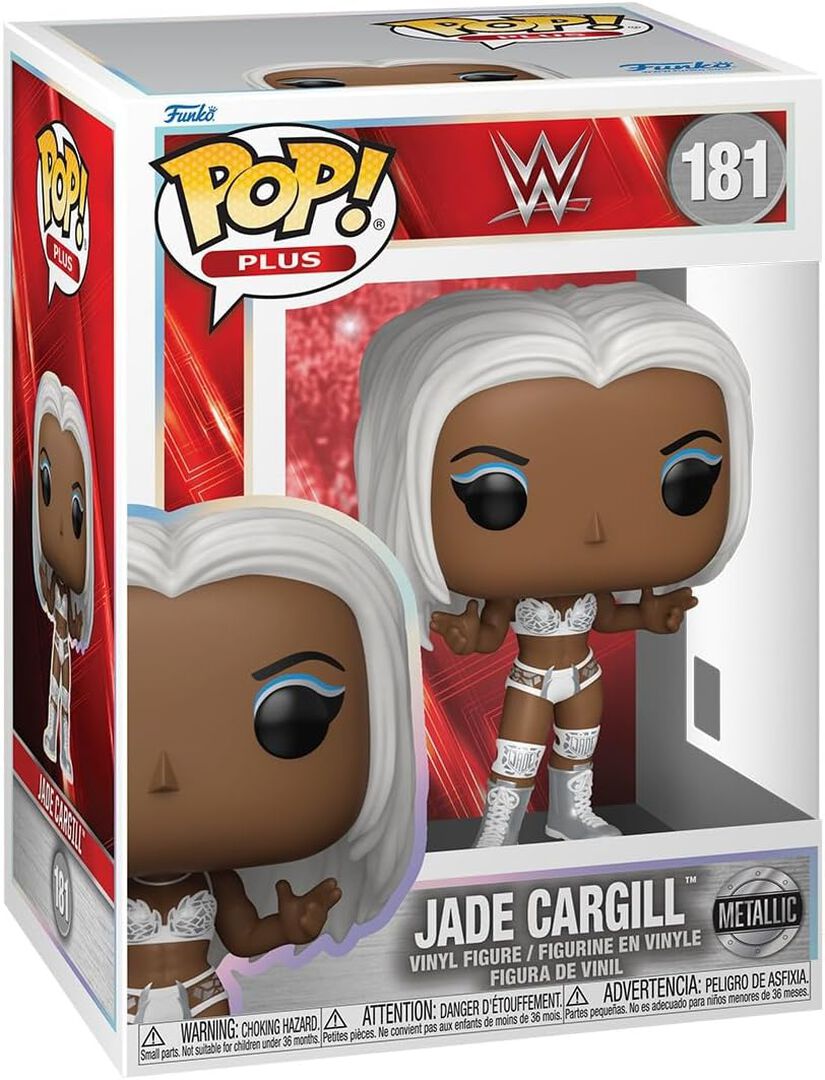 Figurine Funko Pop! Plus N&deg;181 | Wwe | Jade Cargill (metallique)