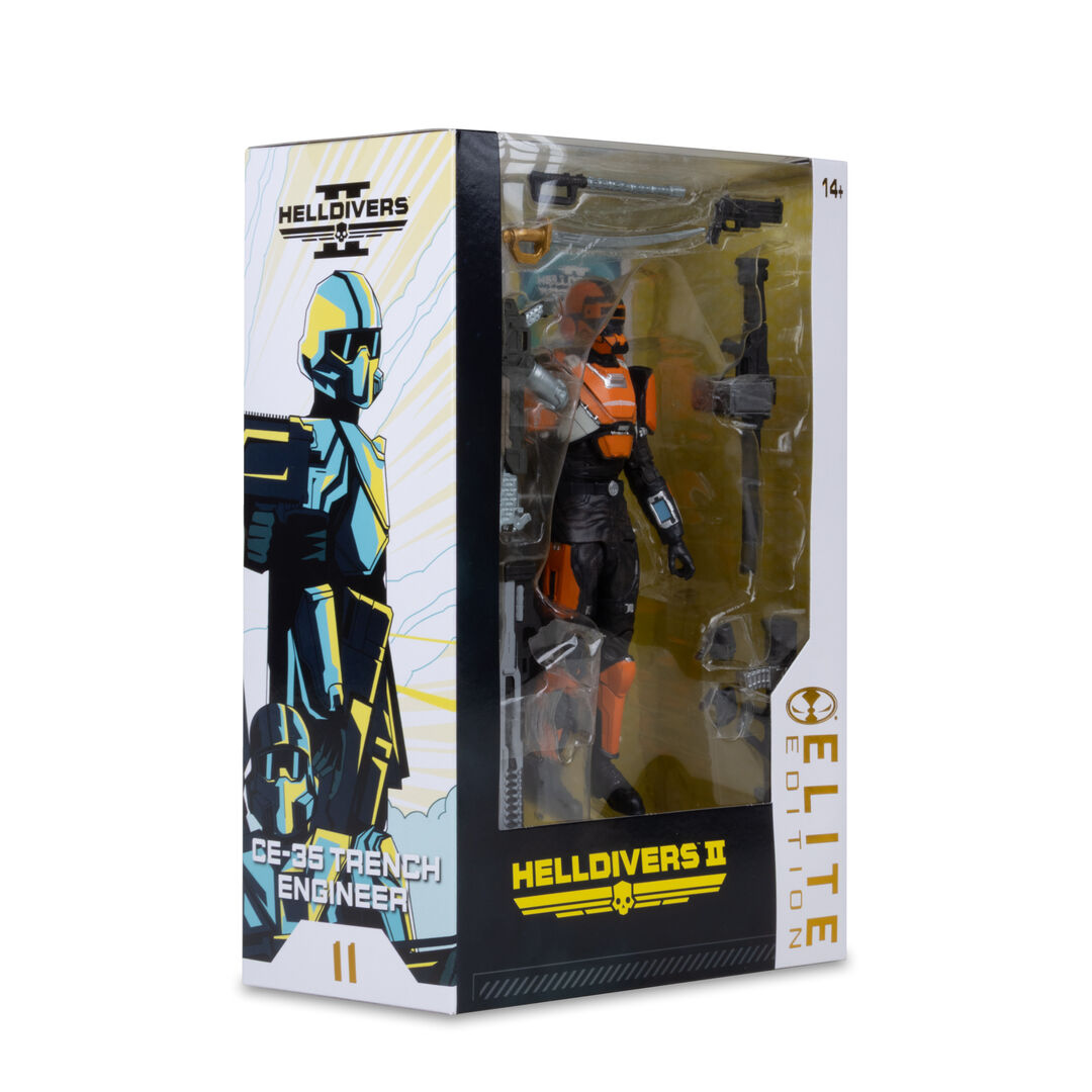 Figurine | CE-35 "Trench Engineer" | Elite Edition Helldivers II | Mcfarlane Toys