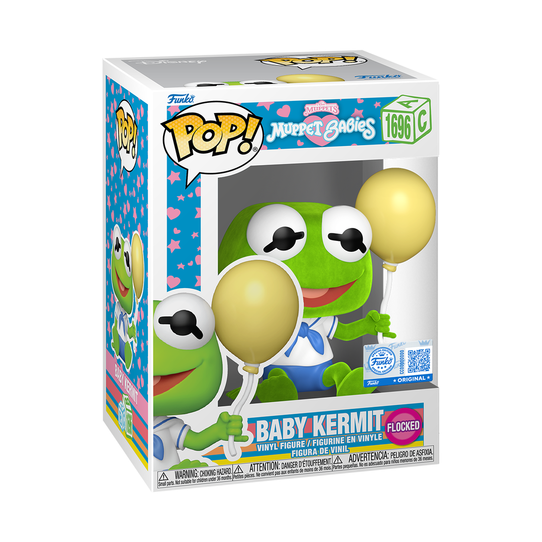 Figurine Funko Pop!  | Muppet Babies | Baby Kermit (velour)