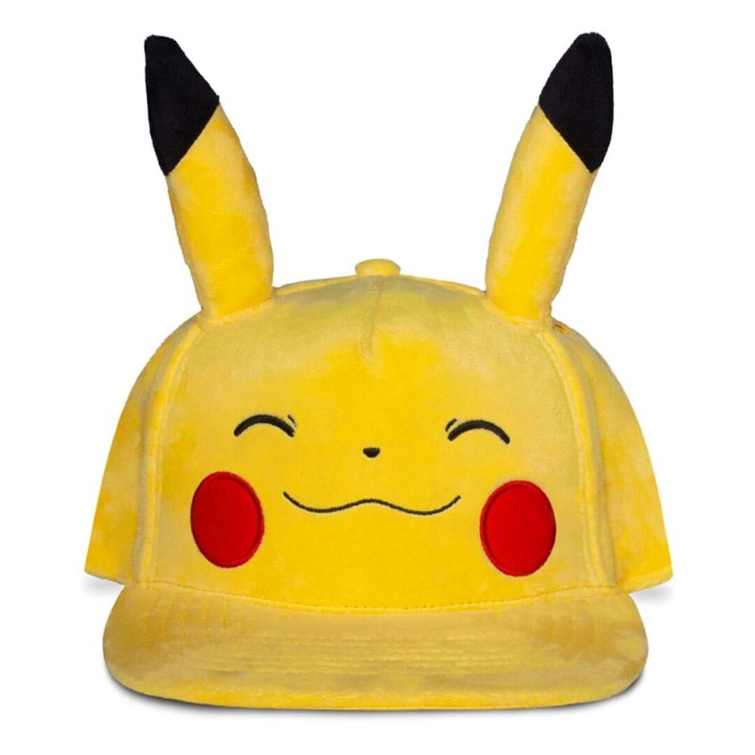 Casquette En Peluche | Pokemon | Pikachu Souriant