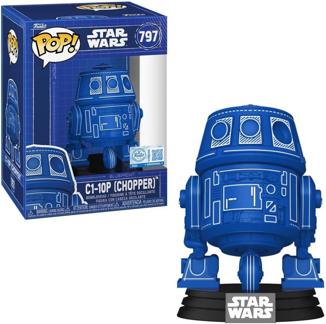 Figurine Funko Pop! N&deg;797 | Star Wars | Chopper (bp)