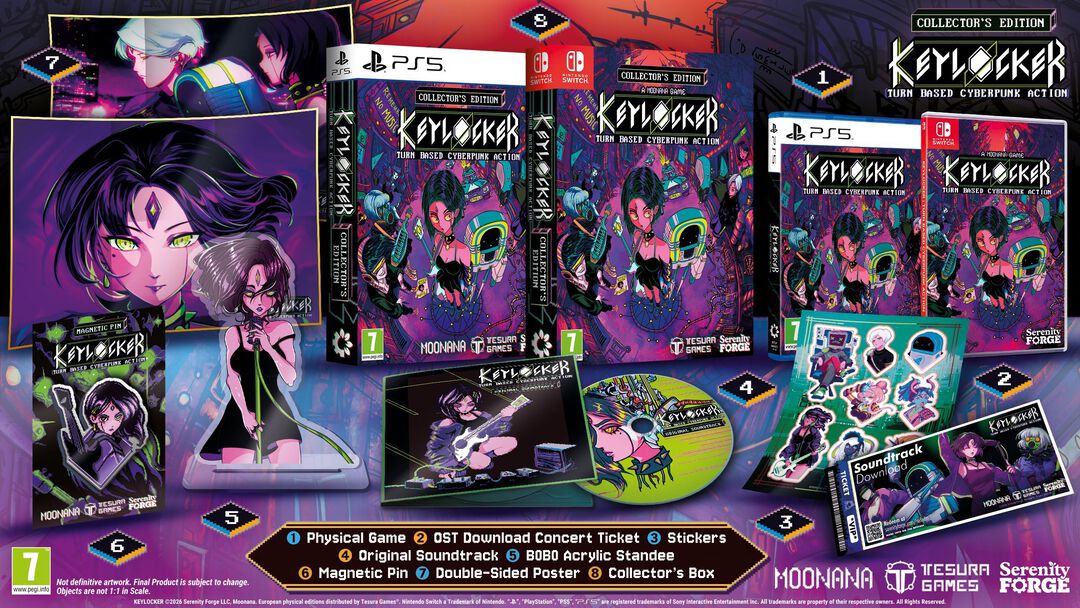Keylocker Turn Based Cyberpunk Action Collector's Edition