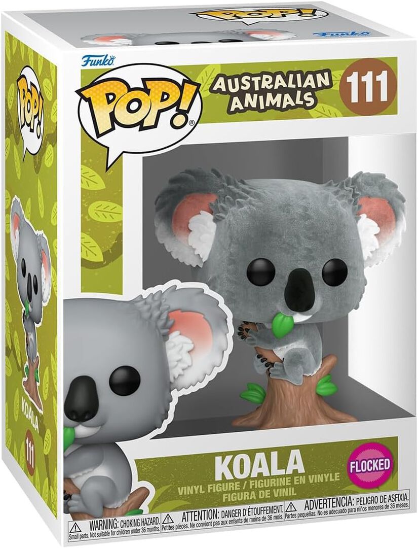 Figurine Funko Pop! N&deg;111 | Funko |  Animaux Australiens | Koala (velours)