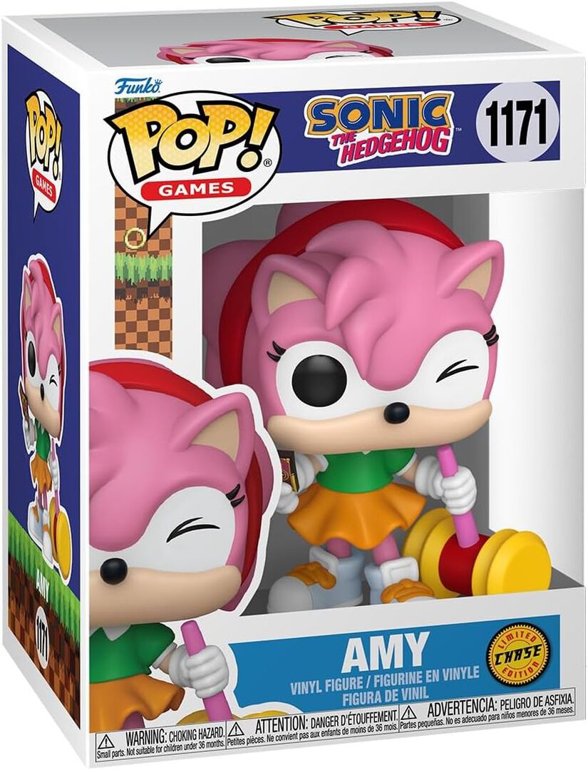 Figurine Funko Pop! | Sonic | Amy Rose Avec Chance De Chase