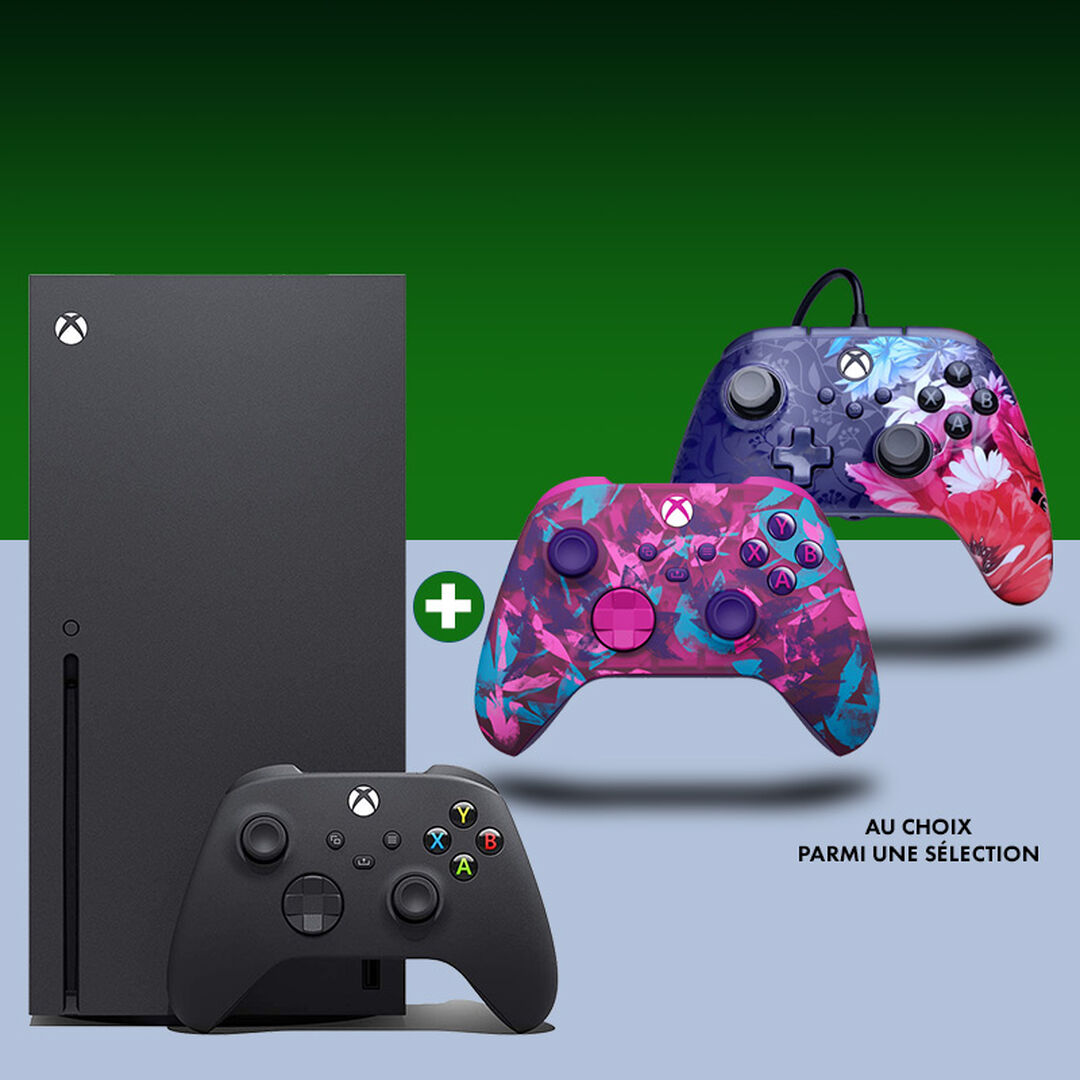 Pack Xbox Series X et une deuxi&egrave;me manette (au choix)