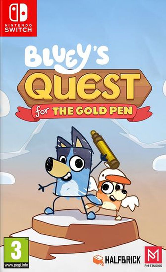 Bluey's Quests For The Gold Pen