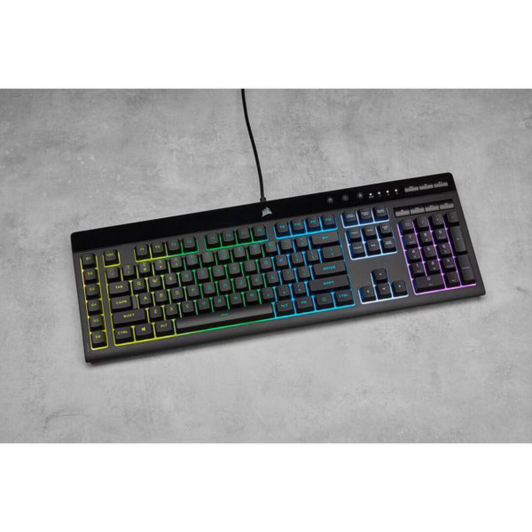 Clavier | Corsair | K55 Pro-blk-rbrdme-znd Rgb