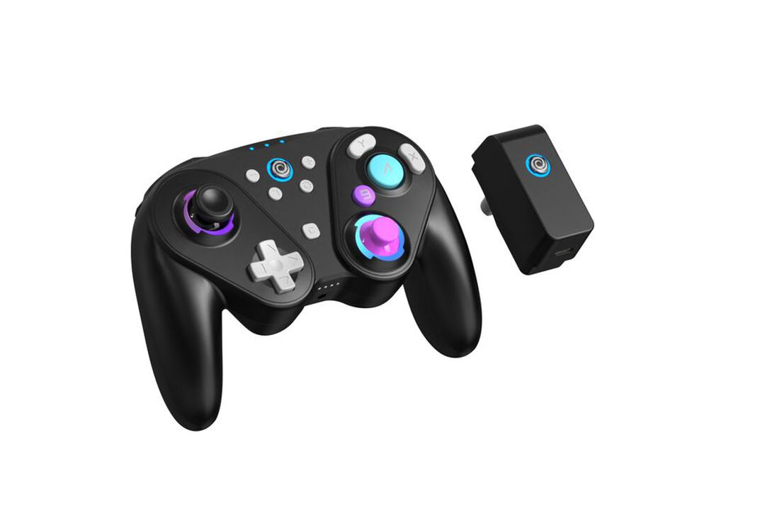 Manette Sans Fil Bluetooth Foenix | Oniverse | Noire (nintendo Switch 2 / Switch