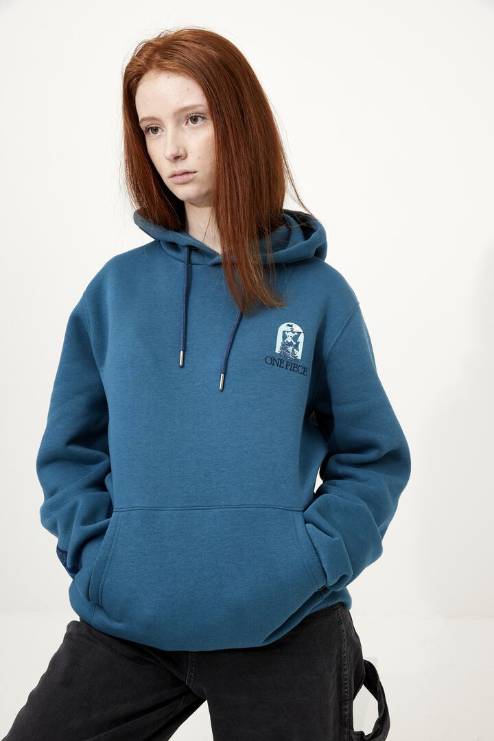 Sweat | One Piece | Hoodie Vogue Merry Bleu &eacute;meraude -taille S