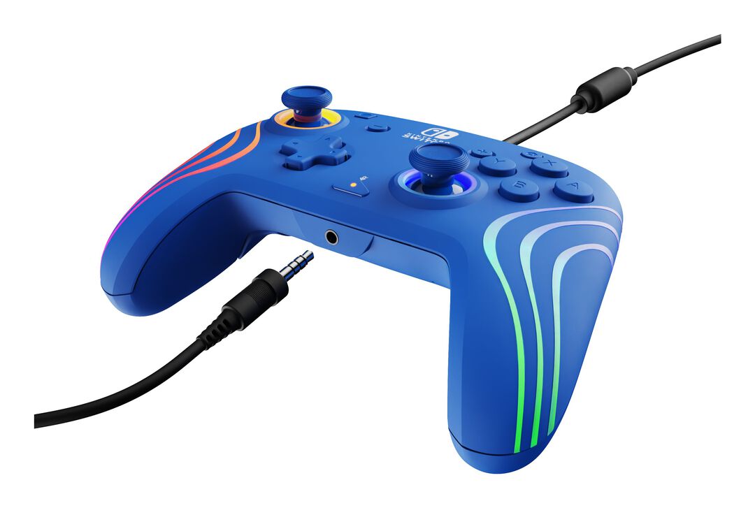 Manette Filaire Switch Afterglow Wave Bleu