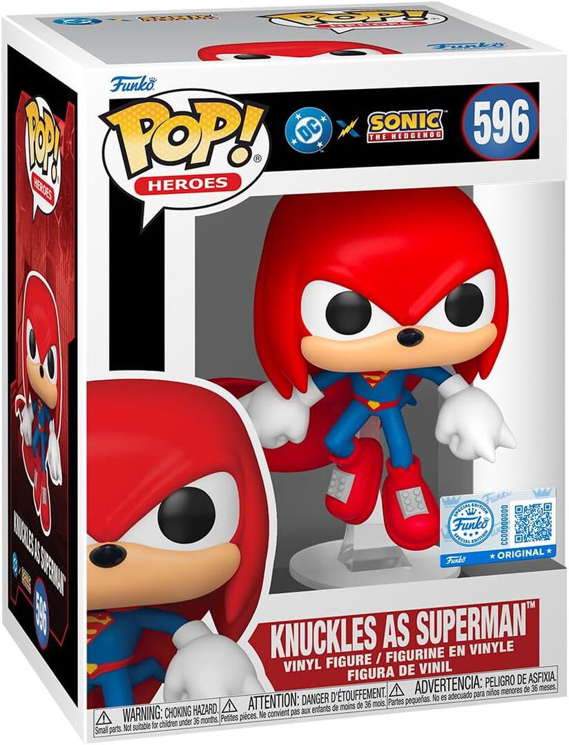 Figurine Funko Pop! N&deg;596 | Jla & Sonic | Knuckles En Superman
