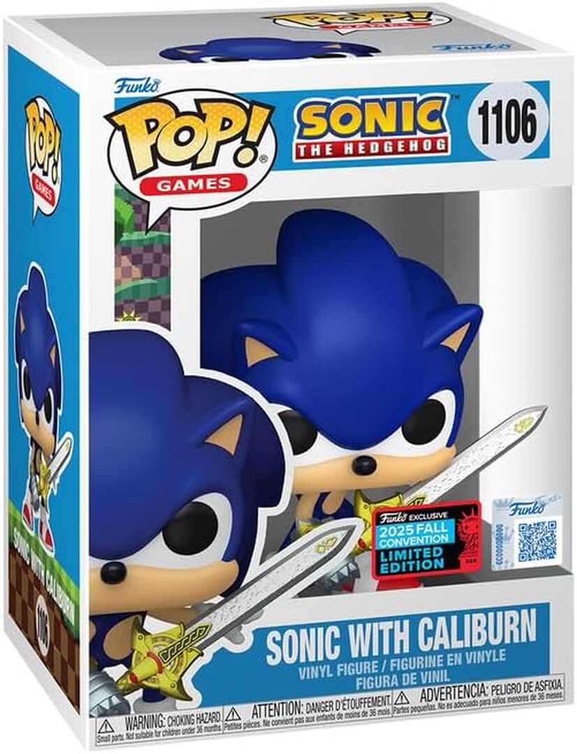 Figurine Funko Pop! N&deg;1106 | Sonic | Sonic With Caliburn