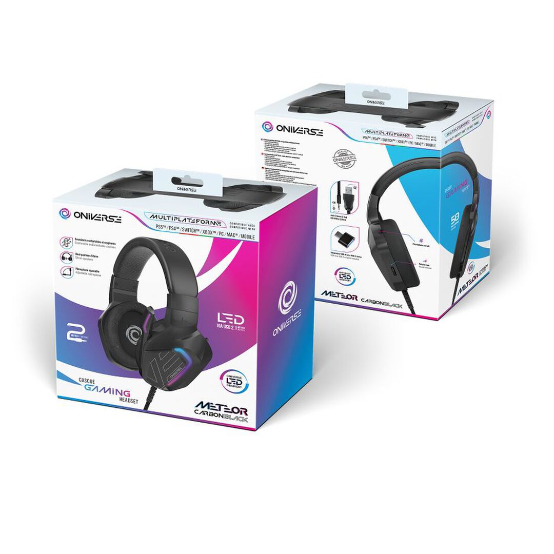 Casque Filaire -oniverse | Meteor | Carbon Black