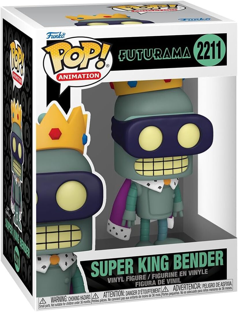 Figurine Funko Pop!  | Futurama | Super King Bender