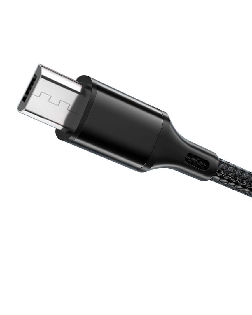 Cable De Charge Usb-a Vers Micro Usb 3m Noir | Oniverse