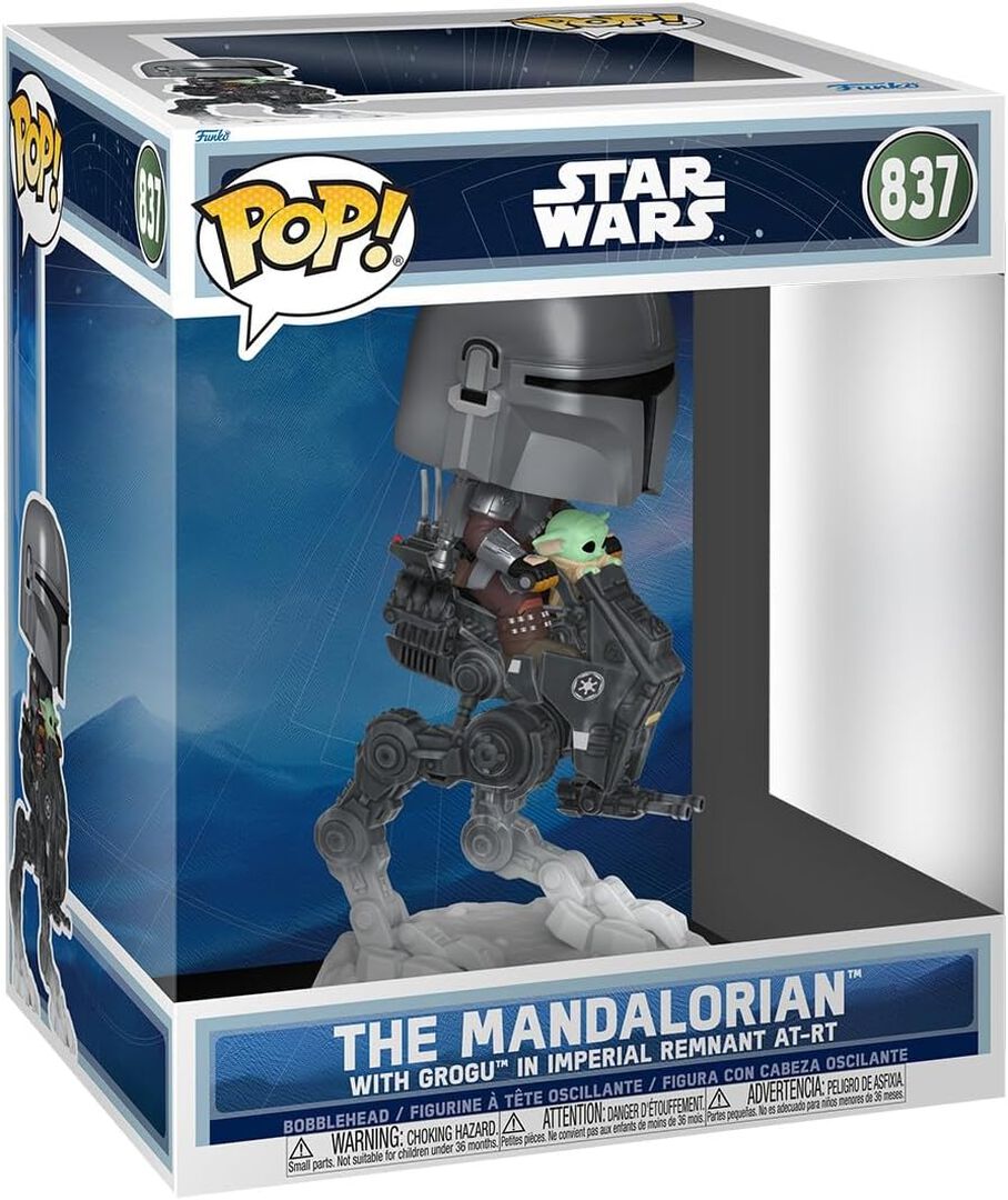 Figurine Funko Pop! N&deg;837 | Mandalorien Et Grogu | The Mandalorian