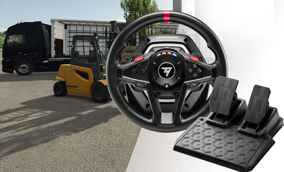 Volant + Pedales Thrustmaster T128-p Simtask Farming