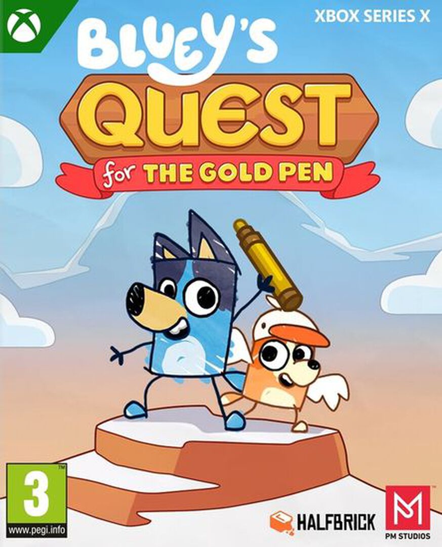 Bluey's Quests For The Gold Pen