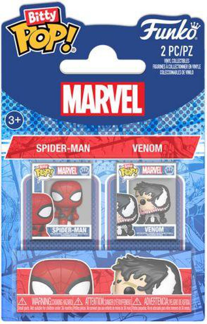 Figurine Funko Bitty Pop! 2pcs | Marvel | Spider-man & Venom