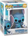 Figurine Funko Pop! - Lilo Et Stitch - Stitch Avec Tableau D'humeur Avec Chance