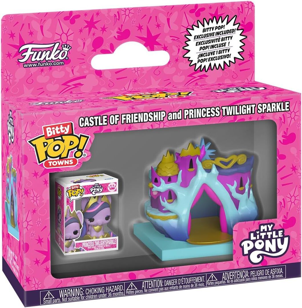 Figurine Funko Bitty Pop! Town | Mon Petit Poney | Chateau De L'amiti&eacute;