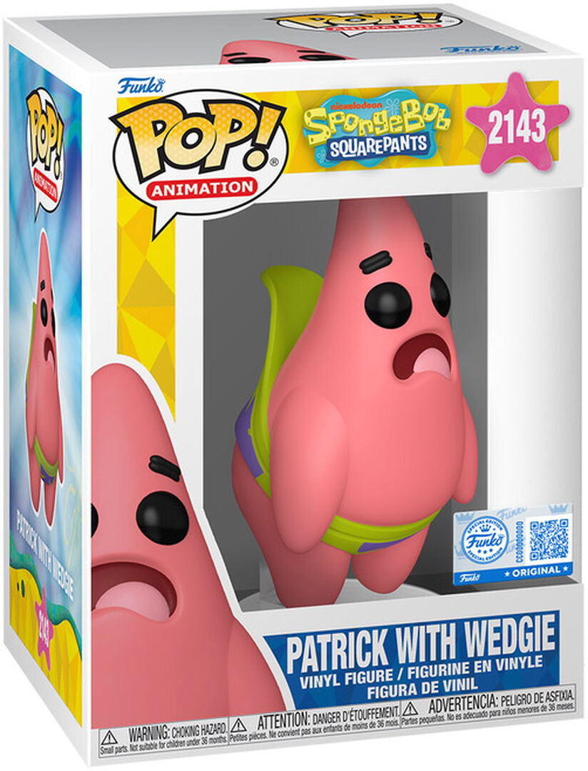 Figurine Funko Pop! | Bob L'eponge | Patrick Avec Wedgie