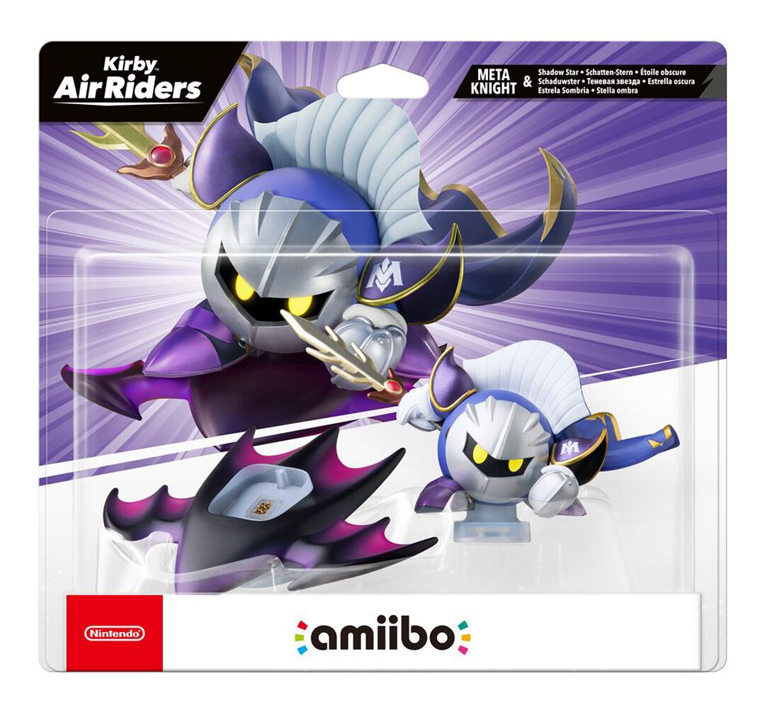 Figurine Amiibo | Meta Knight Et L'etoile Obscure- Collection Kirby Air Riders