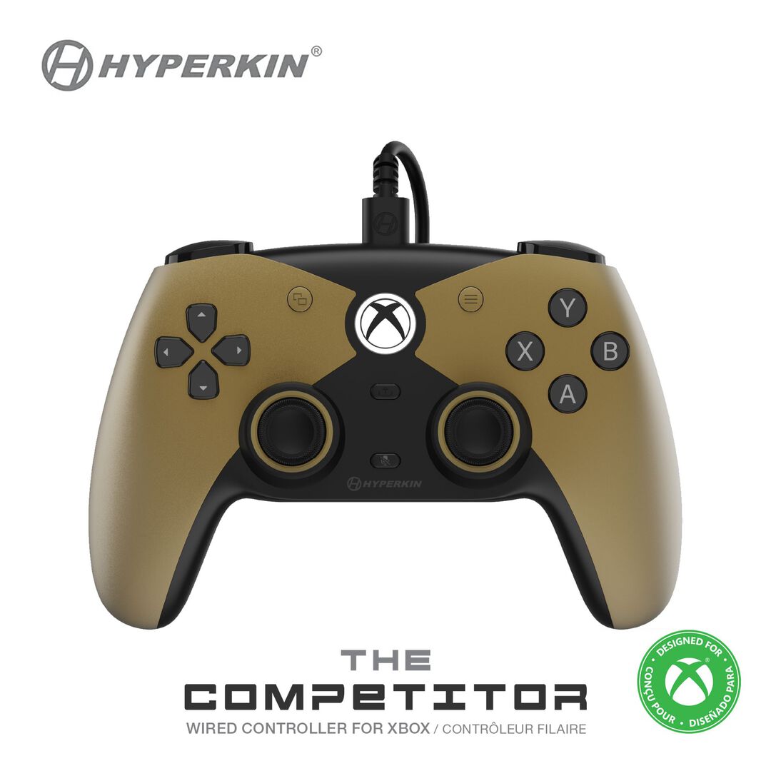 Manette Filaire Hyperkin Competitor Or