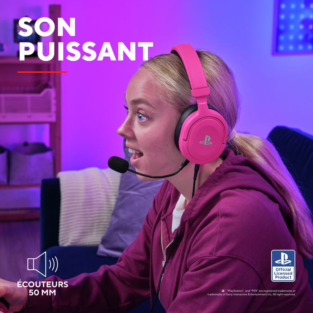 Casque Filaire | Trust | Forta Rose