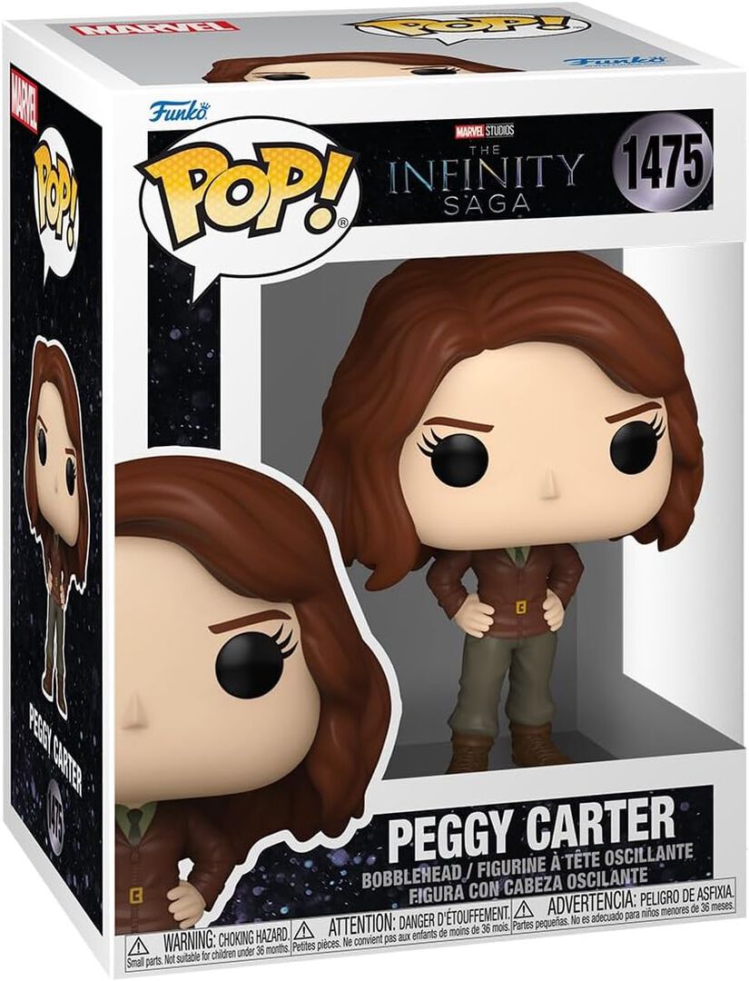Figurine Funko Pop! N&deg;1475 | Marvel | The Infinity Saga | Peggy Carter