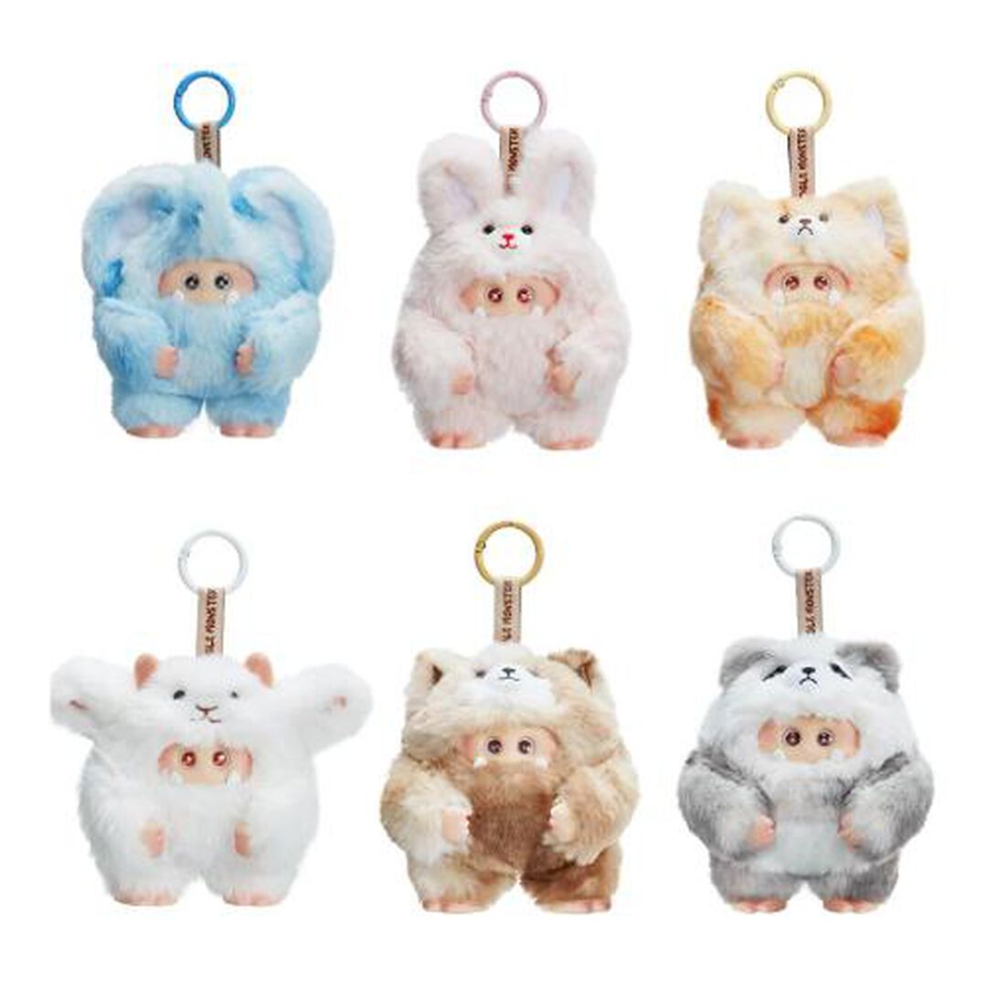 Peluche Mystere | Giggle Monster | Porte Cl&eacute;s Peluche Giggle Monster 11 Cm Furry