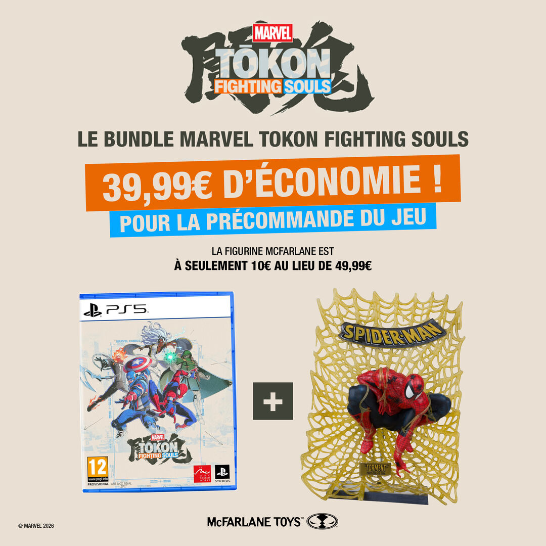 Bundle Jeu Marvel Tokon + Figurine Mcfarlane | Spider-man