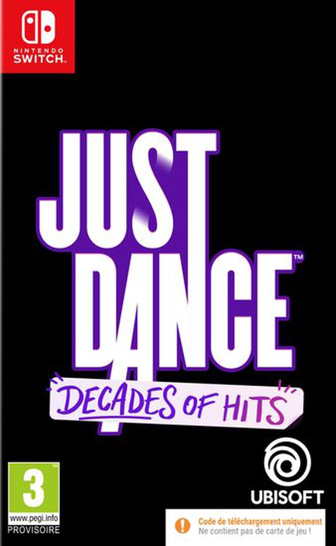 Just Dance Decades Of Hits (code De T&eacute;l&eacute;chargement)