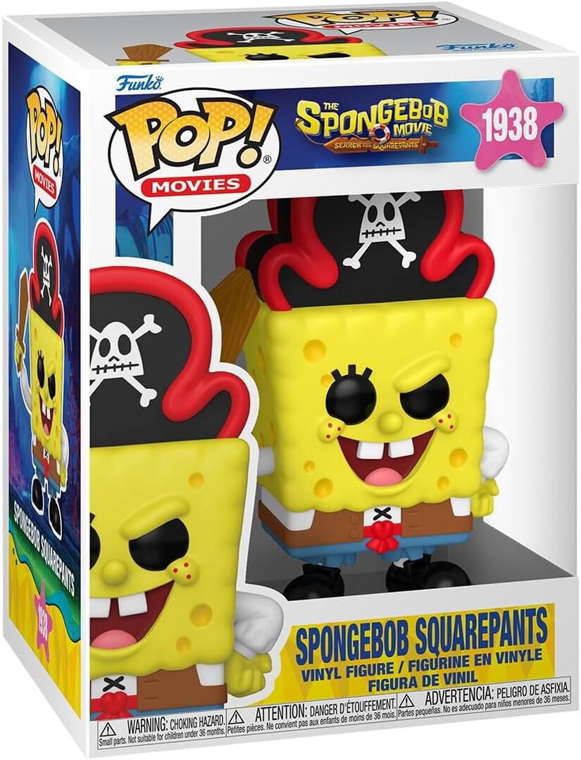 Figurine Funko Pop! N&deg;1938 | Bob L'eponge | Bob (pirate)