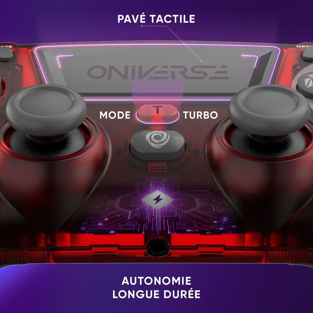 Manette Sans Fil | Oniverse | Revolt V2 Bluetooth Mars Red