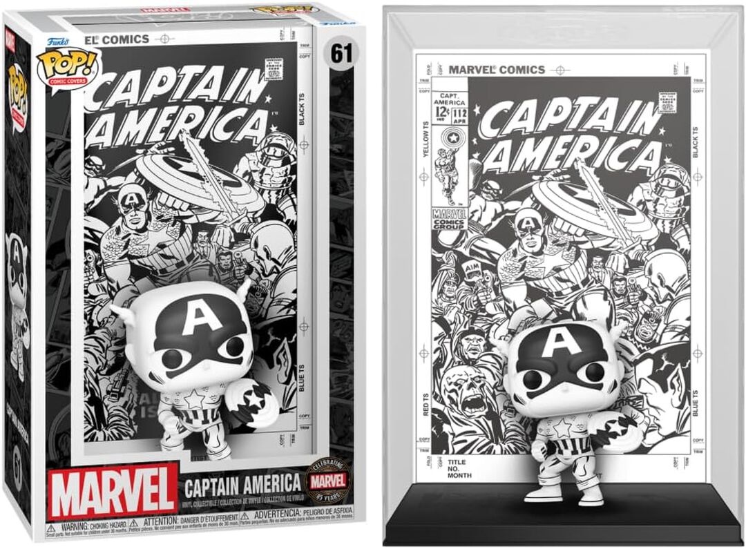 Figurine Funko Pop! Comic Cover | Marvel's 85th | Captain America