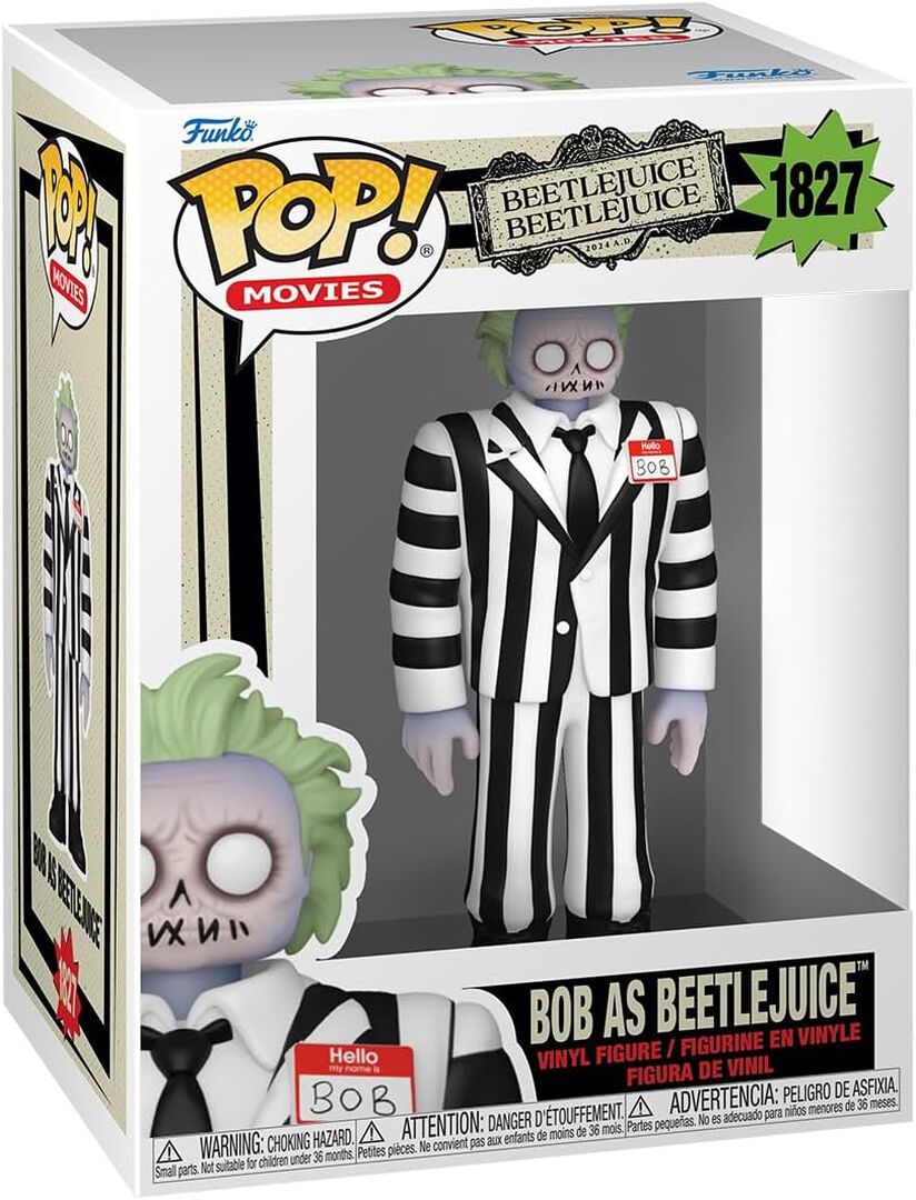 Figurine Funko Pop! N&deg;1827 | Beetlejuice | Bob En Beetlejuice