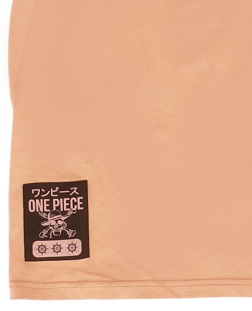 Tshirt | One Piece | Tshirt Manches Courtes Jolly Roger Terracota | Taille M
